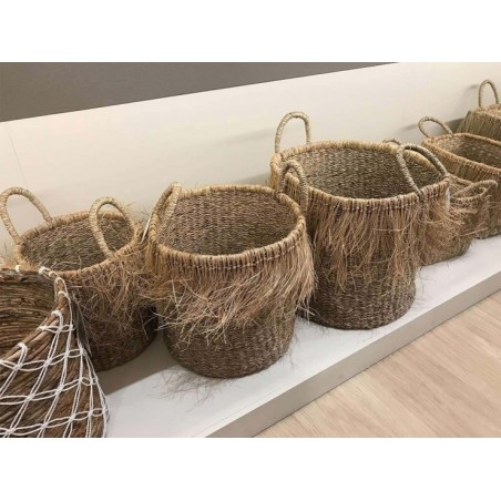 Lot de 3 paniers à franges...