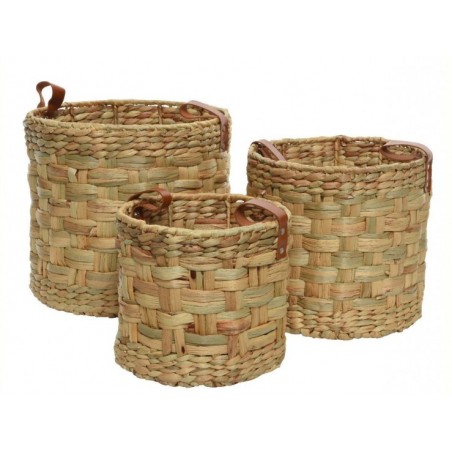 Lot De 3 Paniers Tressés En...