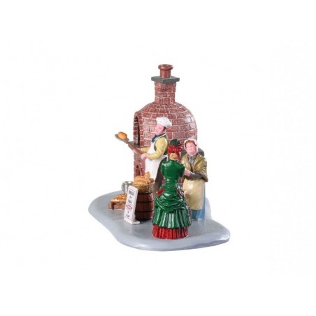 Le boulanger au fourneau...