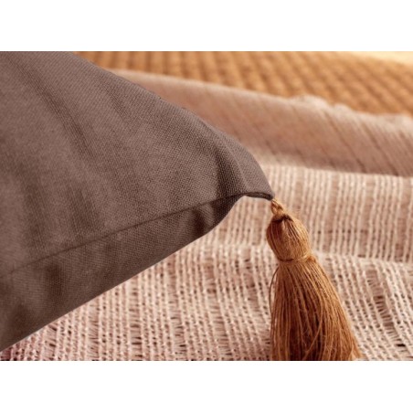 Coussin Panama avec pompons...