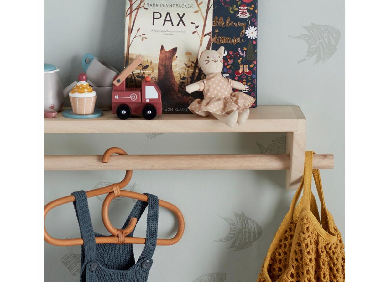 Décoration murale miroir en rotin fait main