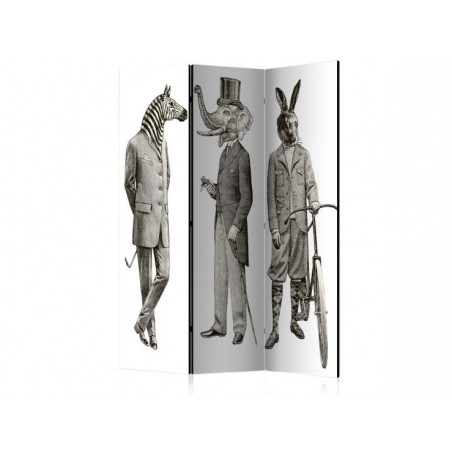 Paravent Zoo élégant 3...