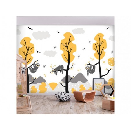 Papier peint Paresseux...