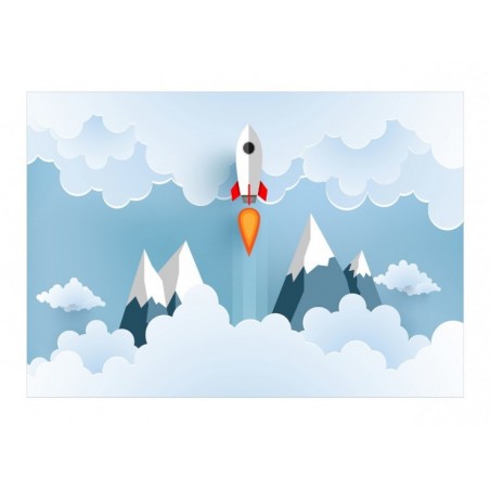 Papier peint Fusée dans les...