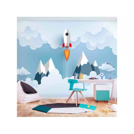 Papier peint Fusée dans les...