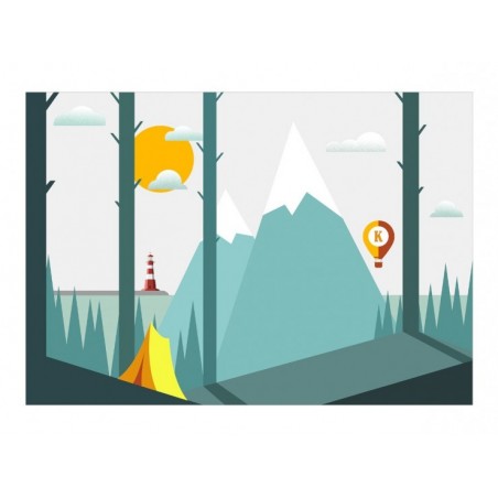 Papier peint On the Camping...