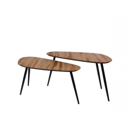 2 Tables basses teck Bella...