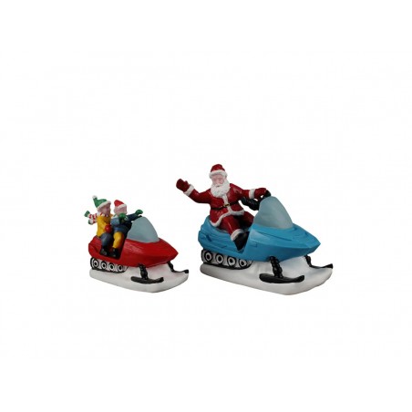 Père Noël sur scooter des...