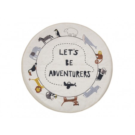 Tapis enfant rond Leopold -...
