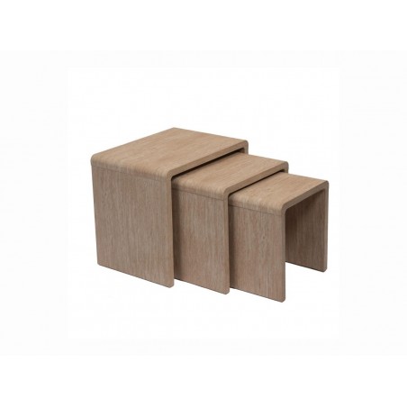 Lot de 3 bouts de canapé...