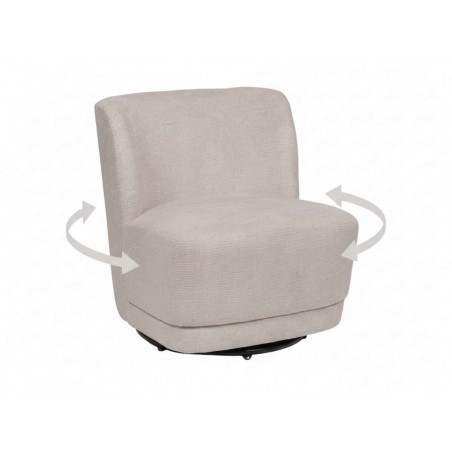 Fauteuil pivotant Berny en...