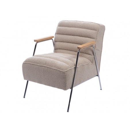Fauteuil Hutch bouclette -...