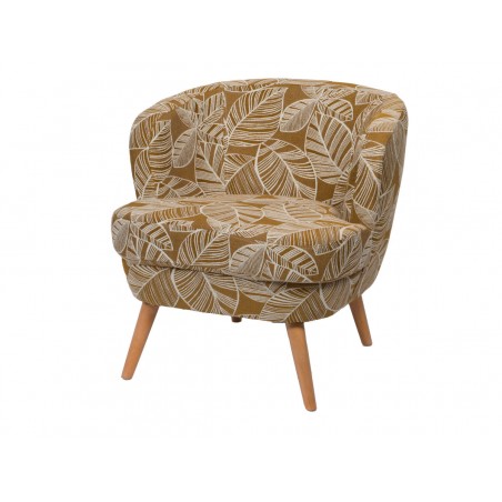 Fauteuil Dagmard feuille -...