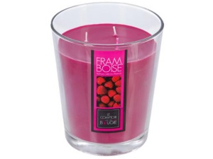 bougie-trois-mèches-senteur-framboise