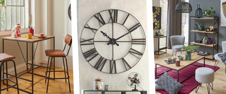 « Collection Edena – Atmosphera : Le style industriel à l’état brut » edena-atmosphera-bois-métal-style-industriel