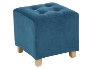 Pouf Effet Velours Léandre