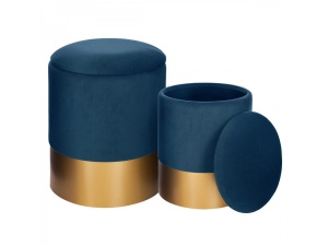 Lot de 2 Poufs Coffres Spirit