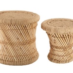 Table d'appoint en corde - déco nature