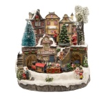 village-noel-lumineux-train-pere-noel