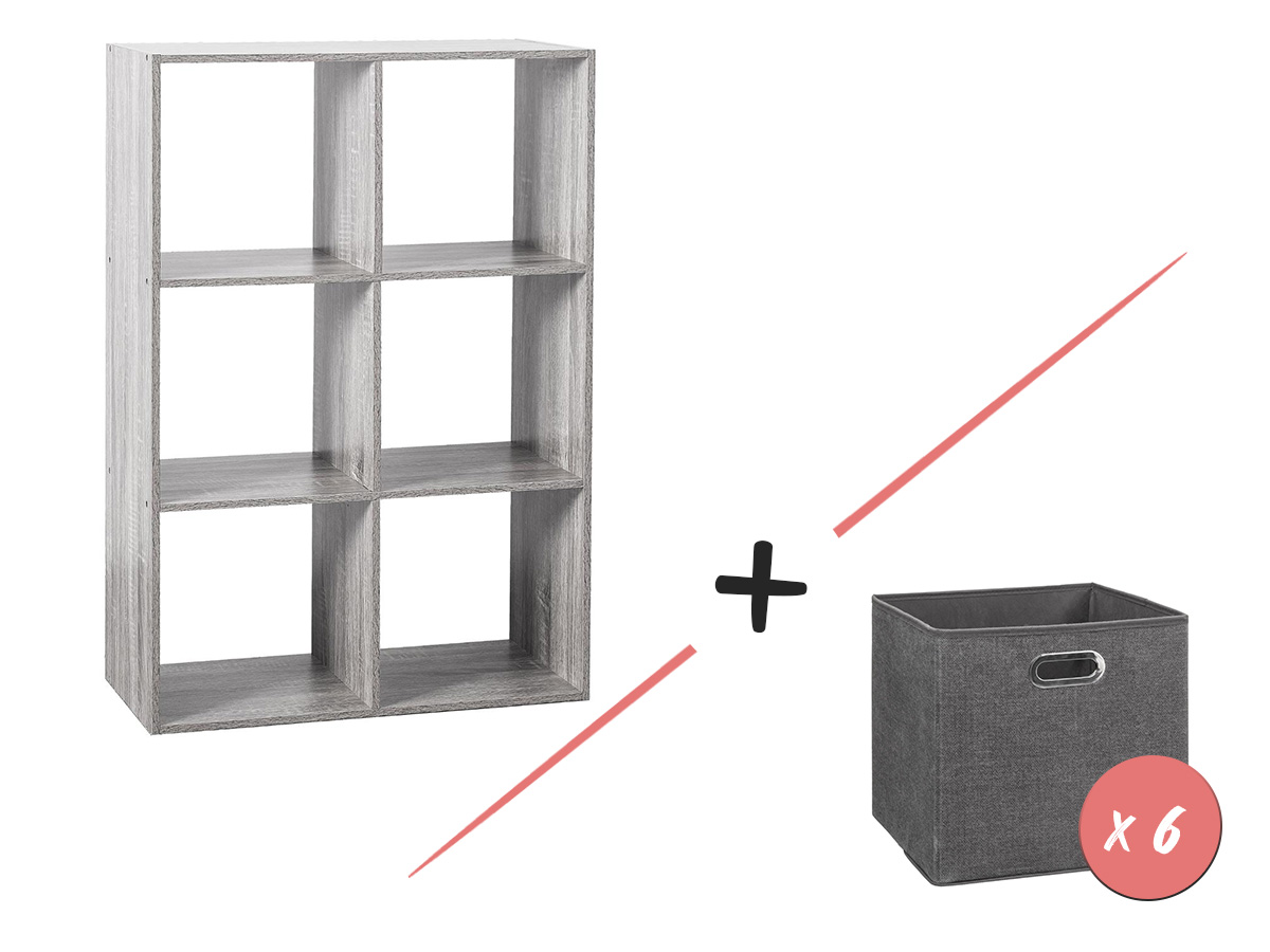 Étagère 6 cases Mix N' Modul- Five