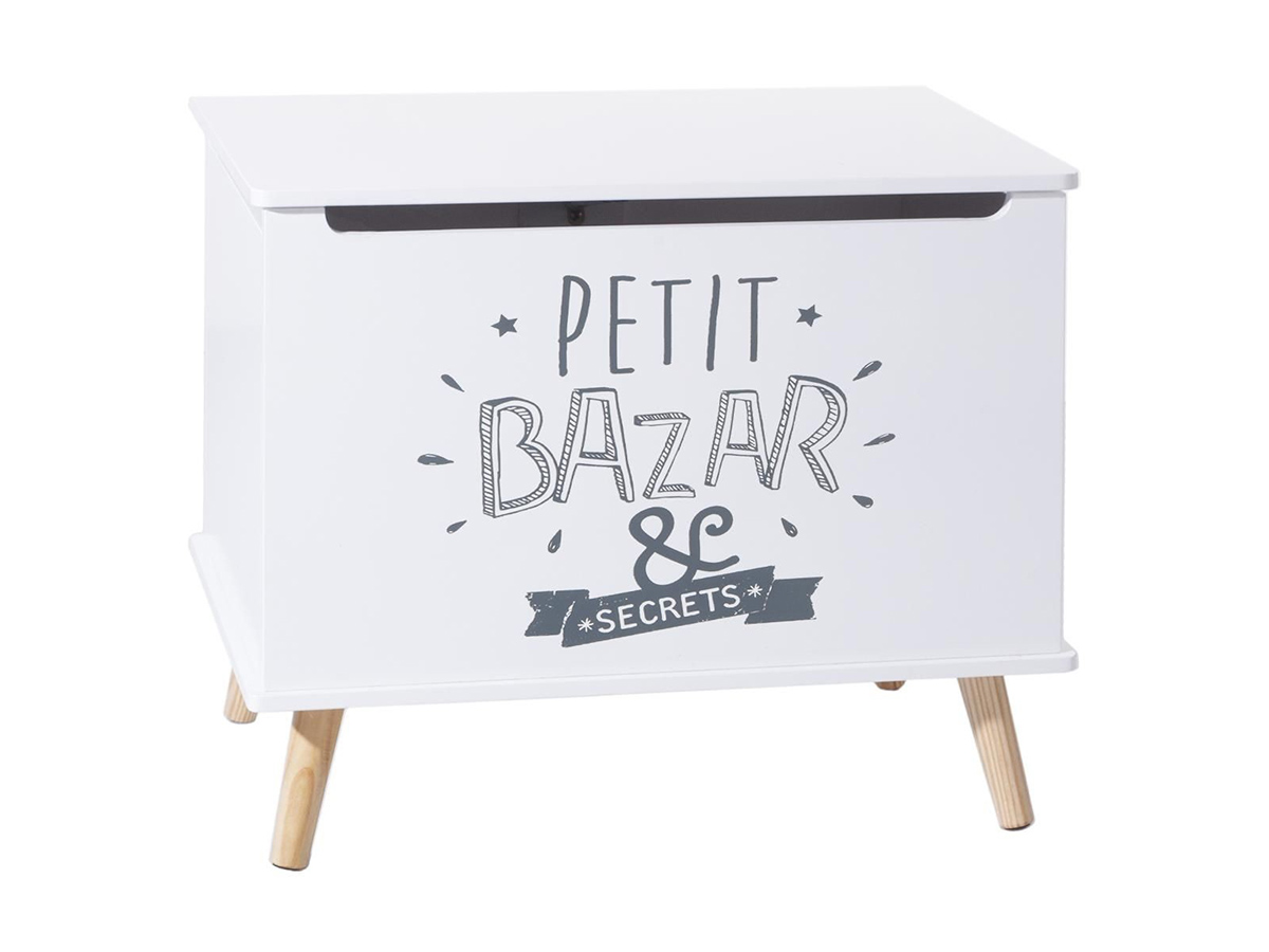 Coffre à jouets Petit Bazar et Secrets" - Atmosphera"