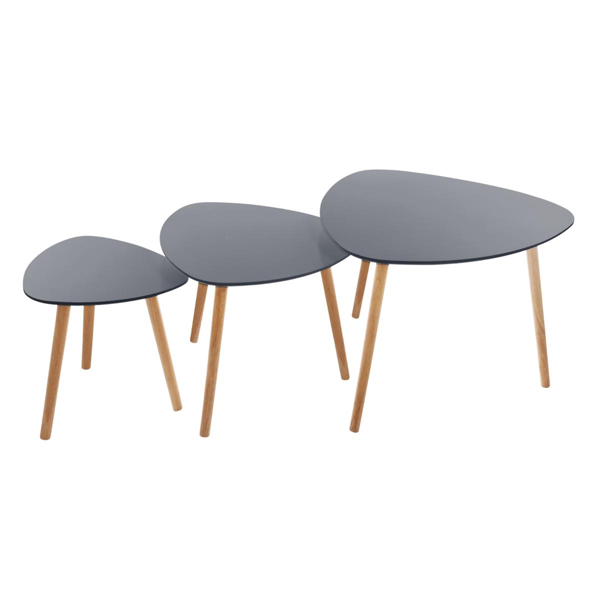 Lot de 3 tables à café Mileo - Atmosphera