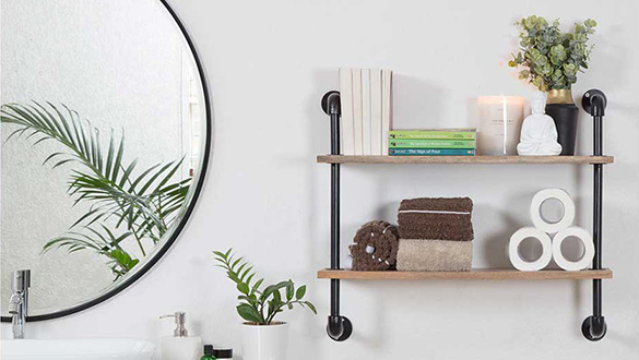 Lot de deux meubles consoles Pomax