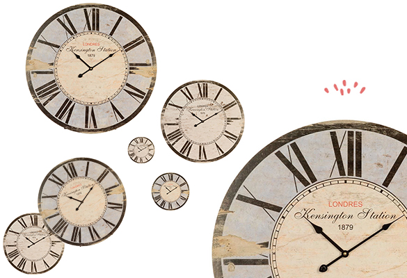 Horloge grand modèle "Esprit Campagne" - Atmosphera