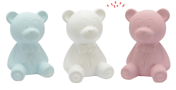 133736 (3) veilleuse ours ourson enfant bébé baby lumière nuit lit chambre teddy