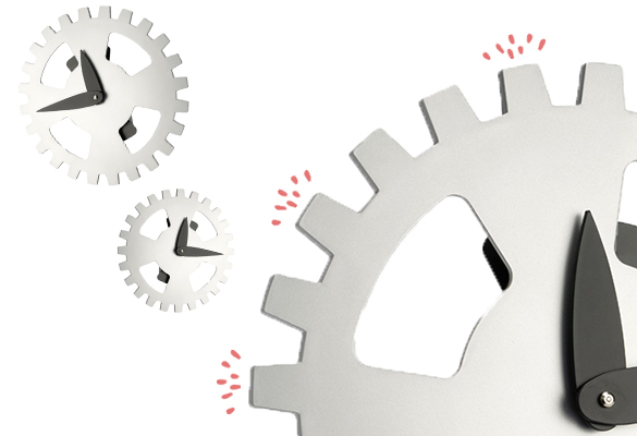 135727 (3) horloge pendule cadran heure mecanisme sysyteme roue engrenage design