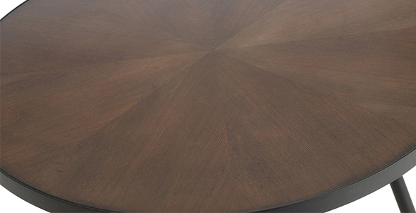 138663 (3) sellette plateau métal surface salon or marron doré moderne original console