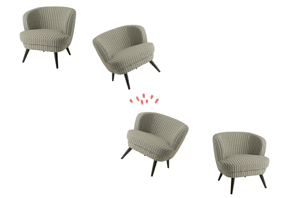 139034 (5) fauteuil chaise canapé assis siège confort mobilier meuble motif