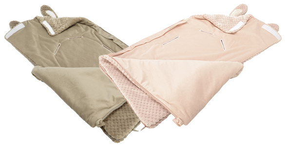 143447 (3) plaid nid ange enfant bebe poil doux cocooning douceur chaud lapin couverture