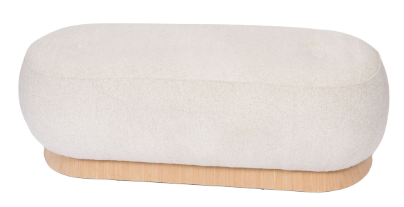 Un banc confortable au style épuré pour votre salon