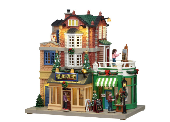 Éclat artistique pour votre village de Noël