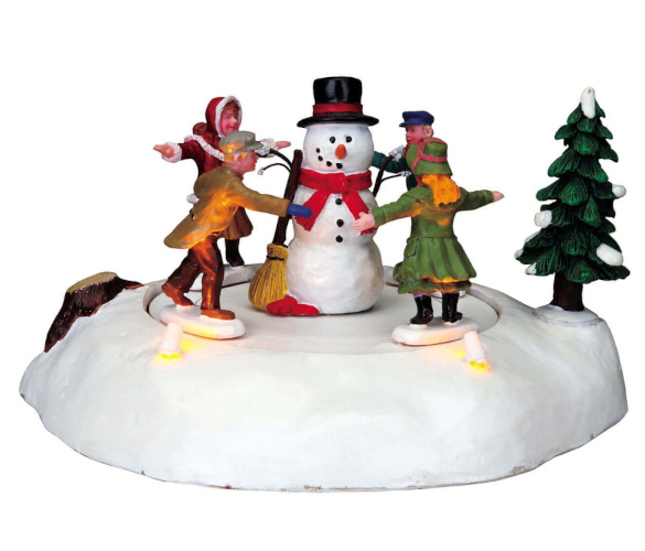 La ronde autour du bonhomme de neige