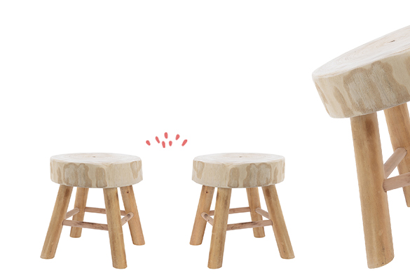 863654 (3) tabouret bas bois chalet nature authentique typique hiver froid chaise siege type original