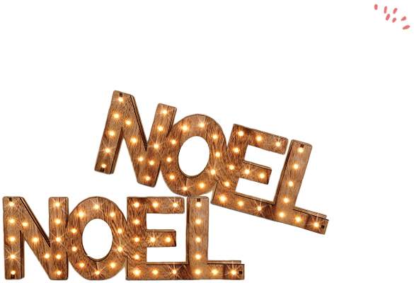 877191 (2) mot lumineux noel christmas xmas joyeux fetes hiver deco decoration table led