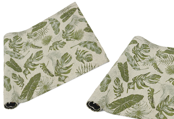 878191 (3) tapis jungle feuille sol vert salon ambiance zen nature