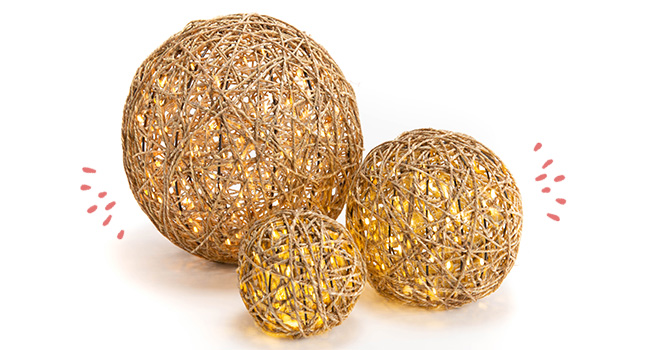 La Boule Noël LED Ø 15 cm Amadeus