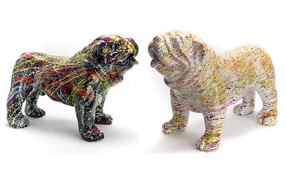 Un Bulldog haut en couleur !