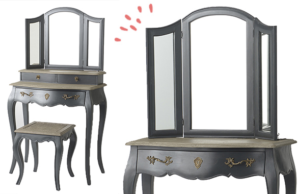 La Coiffeuse Murano Celeste Amadeus