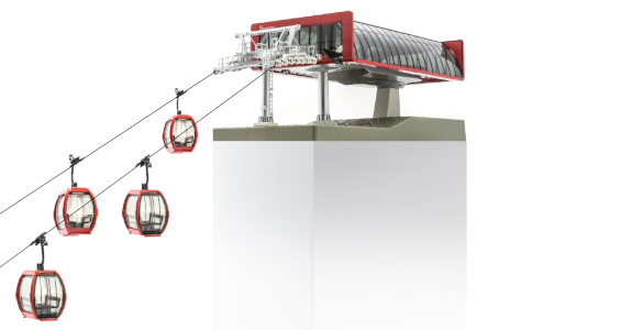 Un téléphérique miniature pour animer votre déco des fêtes !