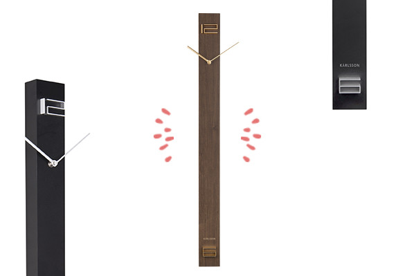 Une horloge murale toute en finesse