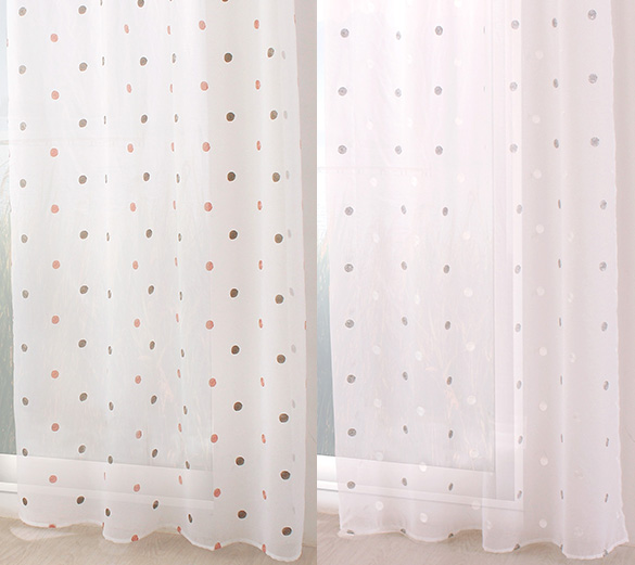 Les voilages brodés Smarties pour une décoration réussie !