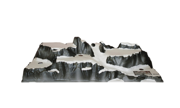 Un paysage de Noël enneigé