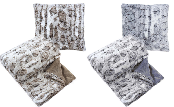 Le plaid Écorce fausse fourrure Enjoy Home 