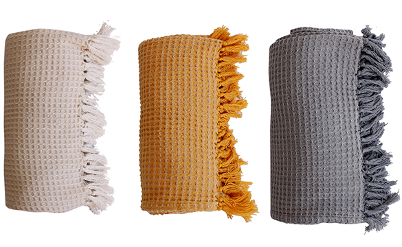 Le plaid Maya à franges Enjoy Home 