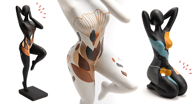 Nouvelles égéries de nos décorations préférées : les statues femmes !