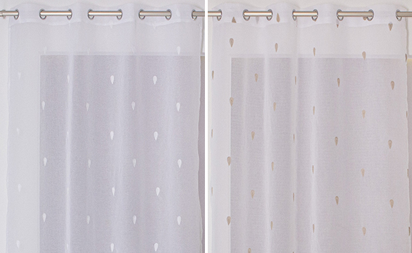 Le voilage étamine brodé Télline Enjoy Home